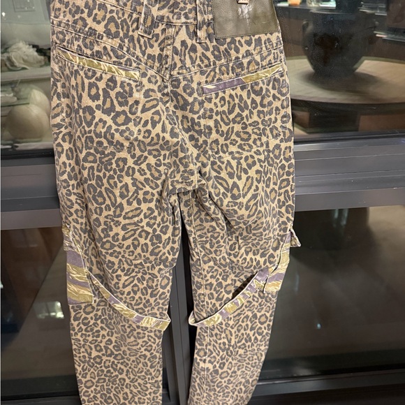 One Teaspoon LUNA Leopard Camo Print Jeans - Picture 3 of 4